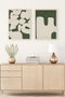 Wallity Huhu202 Cuadros Decorativos enmarcados en MDF y Madera Maciza 50 x 70 cm (2 Piezas)